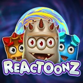 Reactoonz by Play'n GO, showcased at cocoa-casinos.es – game logo